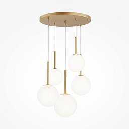 Obrázek pro produkt Závěsné svítidlo Basic form E14 5x40W zlatá kov sklo - MAYTONI