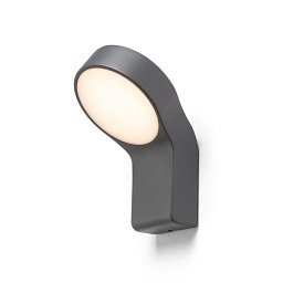 Obrázek pro produkt ELIA nástěnná antracitová 230V LED 9W IP44 3000K - RED - DESIGN RENDL