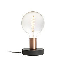 Obrázek pro produkt ALGOT stolní černá česaná měď 230V E27 40W - RED - DESIGN RENDL