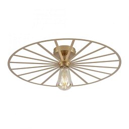 Obrázek pro produkt SPIKE LED stropní svítidlo, kruhové, rustikální, matná mosaz - LEUCHTEN DIREKT / JUST LIGHT