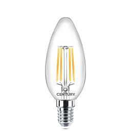 Obrázek pro produkt FILAMENT LED INCANTO CANDELA CHIARA 6W E14 4000K DIM - CENTURY