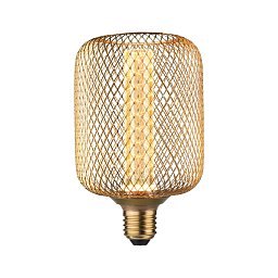 Metallic Glow Standard 230V LED žárovka Zyl E27 Spiral 4,2W 1800K mosaz - PAULMANN Obrázek pro produkt Metallic Glow Standard 230V LED žárovka Zyl E27 Spiral 4,2W 1800K mosaz - PAULMANN