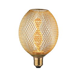Metallic Glow Standard 230V LED Globe E27 Helix 3,5W 1800K mosaz - PAULMANN Obrázek pro produkt Metallic Glow Standard 230V LED Globe E27 Helix 3,5W 1800K mosaz - PAULMANN