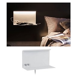 Obrázek pro produkt LED nástěnné svítidlo Jarina USB C 3000K / 230V 4,5 / 1x1,6W stmívatelné bílá mat - PAULMANN