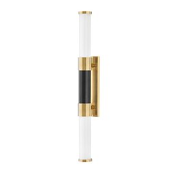 Obrázek pro produkt Nástěnné svítidlo HUNTINGTON mosaz/sklo starobronz/bílá LED 14W 2700K stmívatelné - HUDSON VALLEY