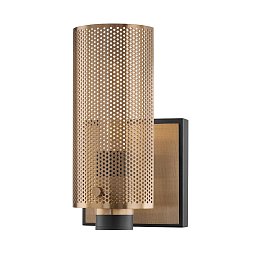 Obrázek pro produkt Nástěnné svítidlo PILSEN kov bronz/mosaz E27 1x60W - HUDSON VALLEY (Troy)