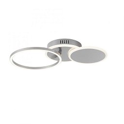 Obrázek pro produkt SEVENT LED stropní svítidlo stříbrná kruhové jednoduché teplé bílé světlo 3000K - LEUCHTEN DIREKT / JUST LIGHT