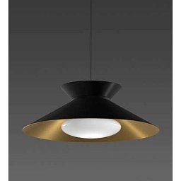 Závěsné svítidlo VENISE Ø600mm černá / zlatá 45W Ra90 3000K - BPM Obrázek pro produkt Závěsné svítidlo VENISE Ø600mm černá / zlatá 45W Ra90 3000K - BPM