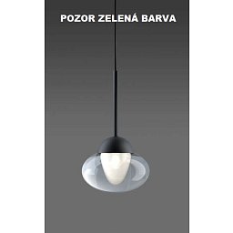 Závěsné svítidlo GALANTA BONETE Ø80mm zelená 6W Ra90 3000K - BPM Obrázek pro produkt Závěsné svítidlo GALANTA BONETE Ø80mm zelená 6W Ra90 3000K - BPM