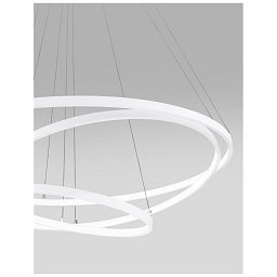 Obrázek pro produkt Závěsné svítidlo DEA matný bílý hliník a akryl nastavitelné LED 145 W 3000K IP20 stmívatelné - NOVA LUCE