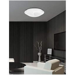 Obrázek pro produkt Stropní svítidlo GIORNO alabastrové sklo chromovaný kov E27 2x12W - NOVA LUCE