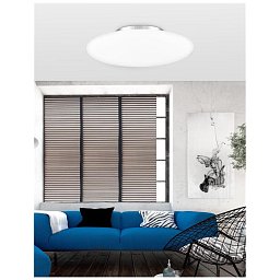 Obrázek pro produkt Stropní svítidlo PRESSIONE opálové sklo a chromovaný kov E27 3x12W - NOVA LUCE