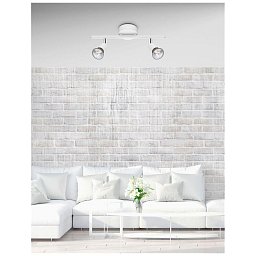 Obrázek pro produkt Bodové svítidlo BASE matný bílý kov GU10 2x5W IP20 bez žárovky - NOVA LUCE