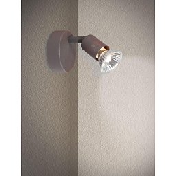 Obrázek pro produkt Bodové svítidlo BASE rezavý kov GU10 1x5W 230V IP20 bez žárovky - NOVA LUCE