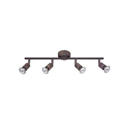 Obrázek pro produkt Bodové svítidlo BASE rezavý kov GU10 4x5W 230V IP20 bez žárovky - NOVA LUCE