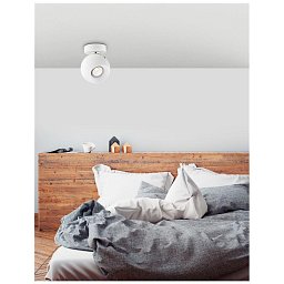 Obrázek pro produkt Bodové svítidlo TORE matný bílý hliník GU10 1x10W 230V IP20 bez žárovky - NOVA LUCE