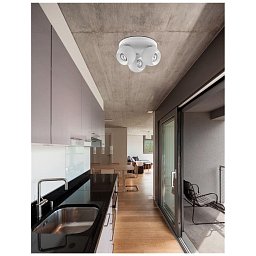 Obrázek pro produkt Bodové svítidlo TORE matný bílý hliník GU10 3x10W 230V IP20 bez žárovky - NOVA LUCE