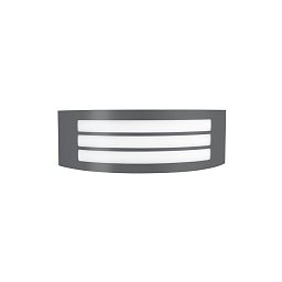 Obrázek pro produkt Venkovní nástěnné svítidlo ZENITH tmavě šedý hliník bílý akrylový difuzor E27 1x12W 220-240V bez žárovky IP44 - NOVA LUCE