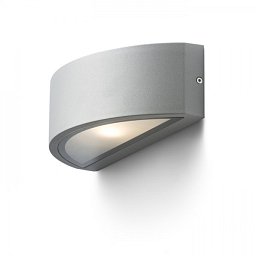 Venkovní svítidlo LESA nástěnná stříbrná 230V E27 26W IP54 - RED - DESIGN RENDL Obrázek pro produkt Venkovní svítidlo LESA nástěnná stříbrná 230V E27 26W IP54 - RED - DESIGN RENDL