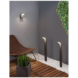Obrázek pro produkt Venkovní sloupkové svítidlo PARK hliník tmavě šedá akrylový difuzor LED 6W 3000K 220-240V 120st. IP54 AC vč. driveru - NOVA LUCE