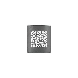 Obrázek pro produkt Venkovní nástěnné svítidlo ZENITH tmavě šedý hliník bílý akrylový difuzor E27 1x12W 220-240V bez žárovky IP44 - NOVA LUCE