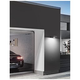 Obrázek pro produkt Venkovní nástěnné svítidlo APOLLO tmavě šedý hliník akrylový difuzor LED 5W 3000K 110-265V 120st. IP54 - NOVA LUCE