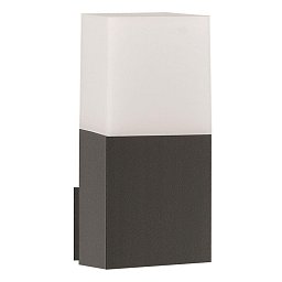 Obrázek pro produkt Venkovní nástěnné svítidlo STICK tmavě šedý hliník bílý akryl E27 1x12W 220-240V IP54 bez žárovky - NOVA LUCE