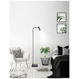 Obrázek pro produkt Stojací lampa SICILY černý hliník LED 3W 3000K - NOVA LUCE
