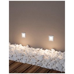 Obrázek pro produkt Venkovní zapuštěné svítidlo do zdi KRYPTON bílý hliník LED 3W 3000K 220-240V 15st. IP54 - NOVA LUCE