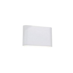 Obrázek pro produkt Venkovní nástěnné svítidlo SOHO bílý hliník skleněný difuzor LED 2x5W 3000K 220-240V 2x60st. IP54 světlo nahoru a dolů - NOVA LUCE