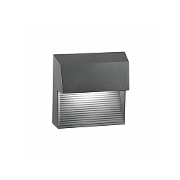 Obrázek pro produkt Venkovní nástěnné svítidlo KRYPTON tmavě šedý hliník LED 6W 3000K 220-240V 32st. IP54 - NOVA LUCE