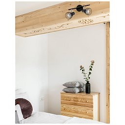 Obrázek pro produkt Bodové svítidlo FIUMICINO matný černý kov E14 2x5W 230V IP20 bez žárovky - NOVA LUCE