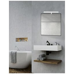 Nástěnné svítidlo nad zrcadlo VANESE chromovaný hliník a akryl LED 12W 3000K IP44 - NOVA LUCE Obrázek pro produkt Nástěnné svítidlo nad zrcadlo VANESE chromovaný hliník a akryl LED 12W 3000K IP44 - NOVA LUCE