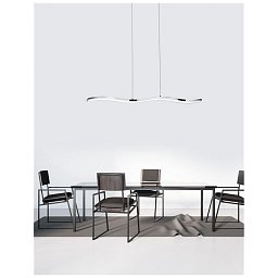 Obrázek pro produkt Závěsné svítidlo CESENA chromovaný hliník a akryl LED 42W 230V 3000K IP20 - NOVA LUCE
