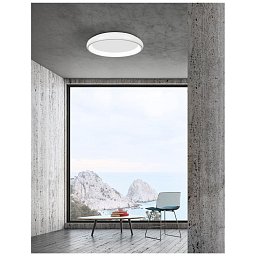 Obrázek pro produkt Stropní svítidlo ALBI bílý hliník a akryl LED 50W 230V 3000K IP20 stmívatelné - NOVA LUCE