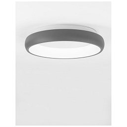 Obrázek pro produkt Stropní svítidlo ALBI šedý hliník a akryl LED 32W 230V 3000K IP20 stmívatelné - NOVA LUCE