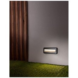 Obrázek pro produkt Venkovní nástěnné svítidlo PULSAR tmavě šedý ABS LED 4W 3000K 220-220V 38st. IP54 - NOVA LUCE