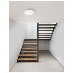 Obrázek pro produkt Stropní svítidlo BREST stropní svítidlo bílé opálové sklo a kov E27 2x12W - NOVA LUCE