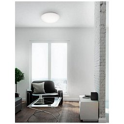 Obrázek pro produkt Stropní svítidlo BREST stropní svítidlo bílé opálové sklo a kov E27 2x12W - NOVA LUCE