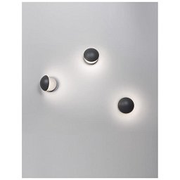 Obrázek pro produkt Venkovní nástěnné svítidlo AGILE tmavě šedý hliník LED 13W 3000K 220-240V nastavitelný úhel max 120st. IP54 - NOVA LUCE
