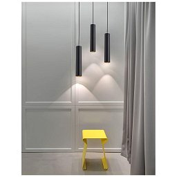 Obrázek pro produkt Závěsné svítidlo GIA černý hliník GU10 1x10W 230V IP20 bez žárovky - NOVA LUCE