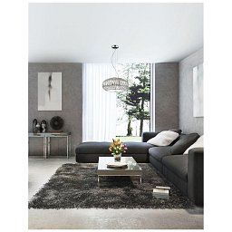 Obrázek pro produkt Závěsné svítidlo VALENCE čirý křišťál a bílé sklo chromovaný hliník G9 6x42W IP20 bez žárovky - NOVA LUCE