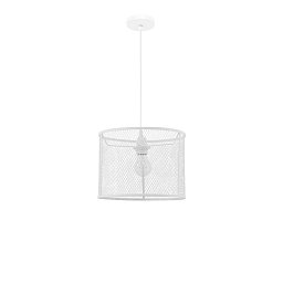 Obrázek pro produkt Závěsné svítidlo NET bílý hliník bílý kabel E27 1x12W bez žárovky - NOVA LUCE