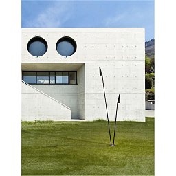 Obrázek pro produkt Venkovní sloupkové svítidlo MABEL černý hliník a čiré sklo LED 17W 3000K 220-240V 36st. IP54 délka kabelu 35 cm - NOVA LUCE