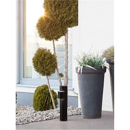 Obrázek pro produkt Venkovní sloupkové svítidlo ADURO černý hliník a akryl LED 7.6W 3000K 200-240V 78st. IP54 - NOVA LUCE