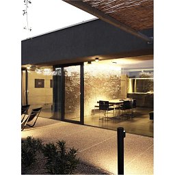 Obrázek pro produkt Venkovní sloupkové svítidlo ADURO černý hliník a akryl LED 7.6W 3000K 200-240V 78st. IP54 - NOVA LUCE