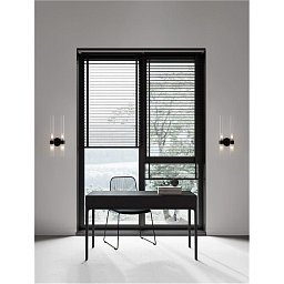 Obrázek pro produkt Nástěnné svítidlo CENTURY matná černá a čiré a matné sklo 4xG9 - NOVA LUCE