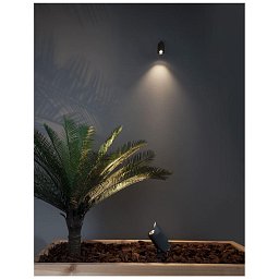 Obrázek pro produkt Venkovní svítidlo s bodcem INSIDE černý hliník a sklo LED 7W 3000K 220-240V 24st. IP65 - NOVA LUCE