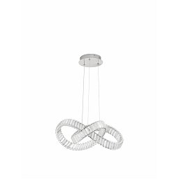 Obrázek pro produkt Závěsné svítidlo CONCETO chromovaný kov a křišťál LED 50W 230V 3500K IP20 stmívatelné - NOVA LUCE