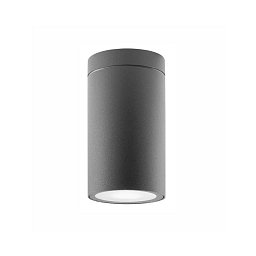 Obrázek pro produkt Venkovní stropní svítidlo CERISE tmavě šedý hliník a skleněný difuzor GU10 1x7W IP54 220-240V bez žárovky - NOVA LUCE